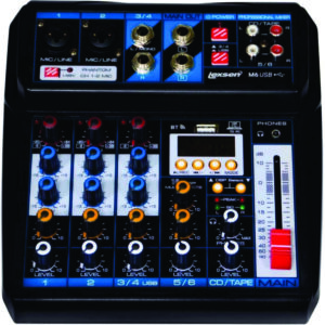 MESA DE SOM 6 CANAIS LEXSEN M6