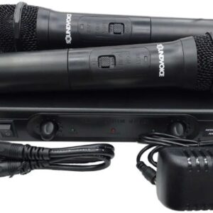 MICROFONE SEM FIO DUPLO SOUNDVOICE MM-150SF