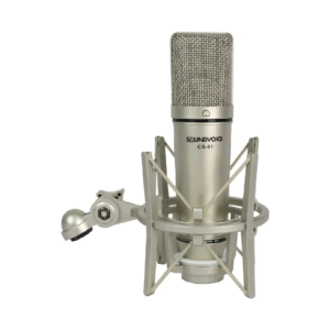 MICROFONE CONDENSADOR PARA ESTÚDIO SOUNDVOICE CS-01