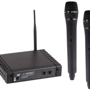 MICROFONE SEM FIO DUPLO TSI UD-1000