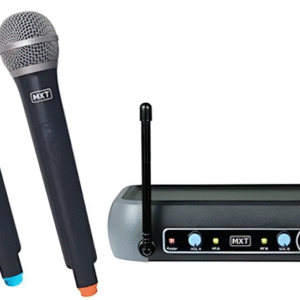 MICROFONE SEM FIO DUPLO MXT UHF-202