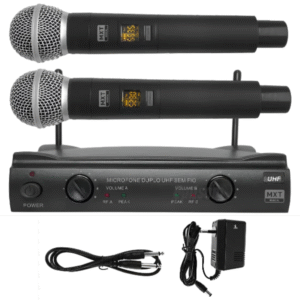 MICROFONE SEM FIO DUPLO MXT UHF-320M