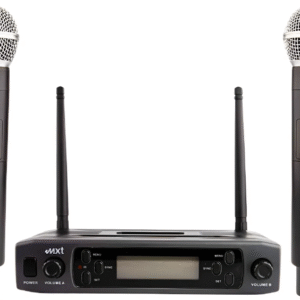 MICROFONE SEM FIO DUPLO MXT UHF-527M