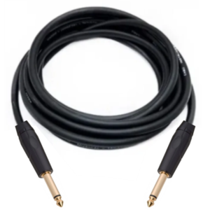 CABO PARA INSTRUMENTOS E ÁUDIO EM GERAL - P10/P10 - LINHA GOLD