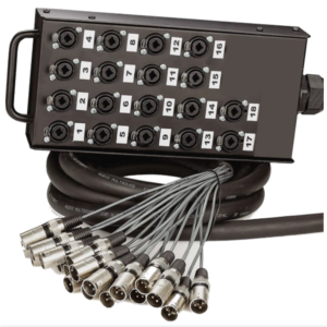 MULTICABO COM MEDUSA 18 VIAS - CONECTORES COMBO / XLR