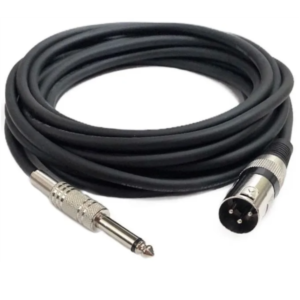 CABO DE MICROFONE P10 MONO MACHO x XLR MACHO