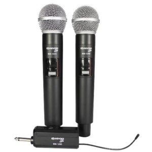 MICROFONE SEM FIO DUPLO SOUNDVOICE MM120D